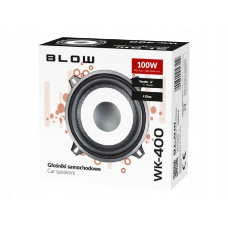 Blow WK400 samochodowy głośnik basowy 10cm / 100mm