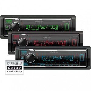 Kenwood KMM-BT309 Radio samochodowe AUX USB MP3 Bluetooth VarioColor