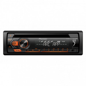PIONEER DEH-S120UBA Radio samochodowe CD MP3 USB AUX pomarańczowe